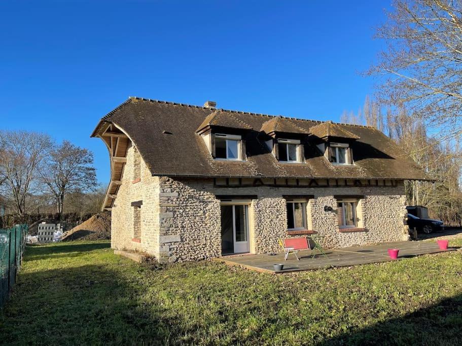 Villa Maison Ancienne Vallee De L'Eure Hardencourt-Cocherel Exterior foto